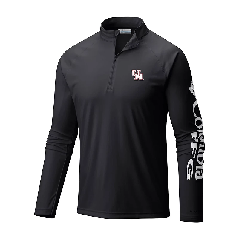 Columbia Houston Cougars Terminal Tackle Omni-Wick Quarter-Zip Top