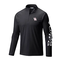 Columbia Houston Cougars Terminal Tackle Omni-Wick Quarter-Zip Top