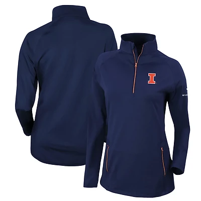 Columbia Illinois Fighting Illini Outward Nine Quarter-Zip Pullover Top