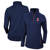 Columbia Illinois Fighting Illini Outward Nine Quarter-Zip Pullover Top