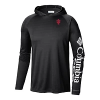 Columbia Indiana Hoosiers Terminal Tackle Omni-Shade Lightweight Pullover Hoodie
