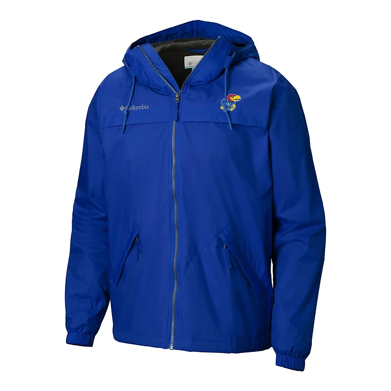 Columbia Kansas Jayhawks Oroville Creek Lined Omni-Tech Full-Zip Jacket