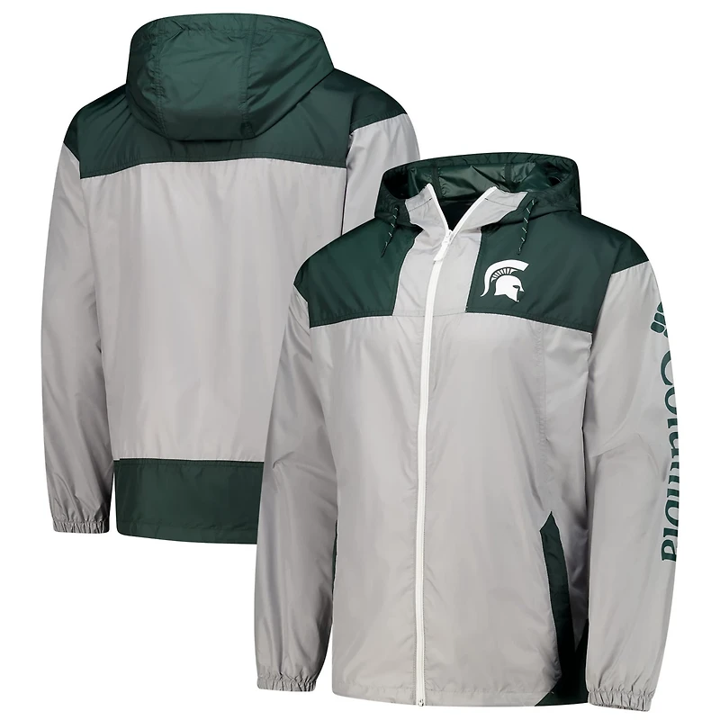 Columbia Michigan State Spartans Flash Challenger II Omni-Shade Full-Zip Windbreaker Jacket