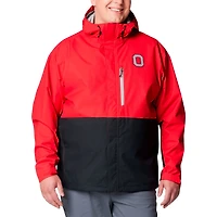Columbia Ohio State Buckeyes Big  Tall Field Bound Omni-Tech Full-Zip Jacket