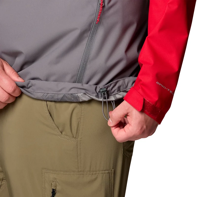 Columbia Oklahoma Sooners Big Tall Field Bound Omni-Tech Full-Zip Jacket