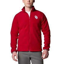 Columbia Oklahoma Sooners Flanker IV Fleece Raglan Full-Zip Jacket