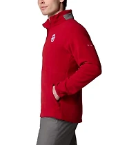 Columbia Oklahoma Sooners Flanker IV Fleece Raglan Full-Zip Jacket