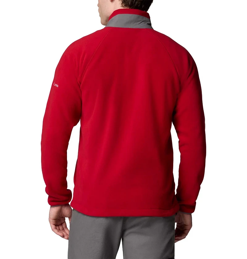 Columbia Oklahoma Sooners Flanker IV Fleece Raglan Full-Zip Jacket