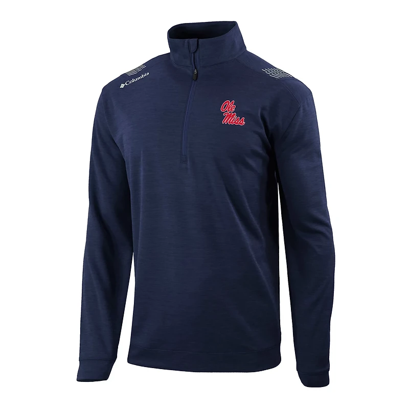 Columbia Ole Miss Rebels Omni-Wick Oakland Downs Quarter-Zip Top