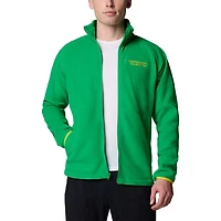 Columbia Oregon Ducks Flanker IV Fleece Raglan Full-Zip Jacket