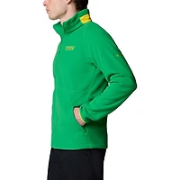 Columbia Oregon Ducks Flanker IV Fleece Raglan Full-Zip Jacket