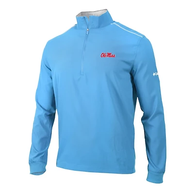 Columbia Powder Ole Miss Rebels Omni-Wick Bogey's Paradise Quarter-Zip Top