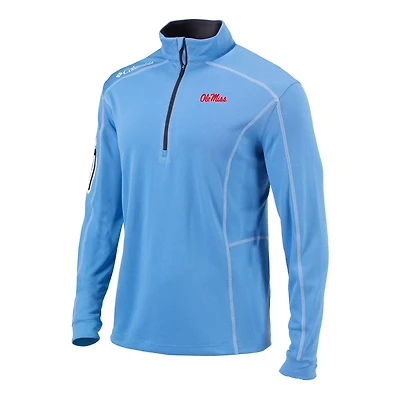 Columbia Powder Ole Miss Rebels Omni-Wick Shotgun Quarter-Zip Pullover