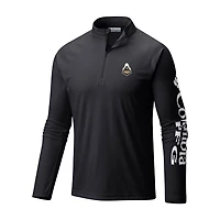 Columbia Purdue Boilermakers Terminal Tackle Omni-Wick Quarter-Zip Top