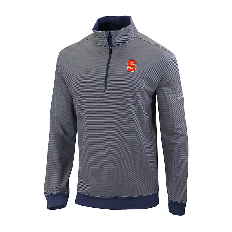 Columbia Syracuse Orange Omni-Wick Even Lie Quarter-Zip Top