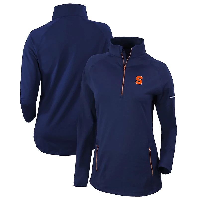 Columbia Syracuse Orange Outward Nine Omni-Wick Quarter-Zip Jacket