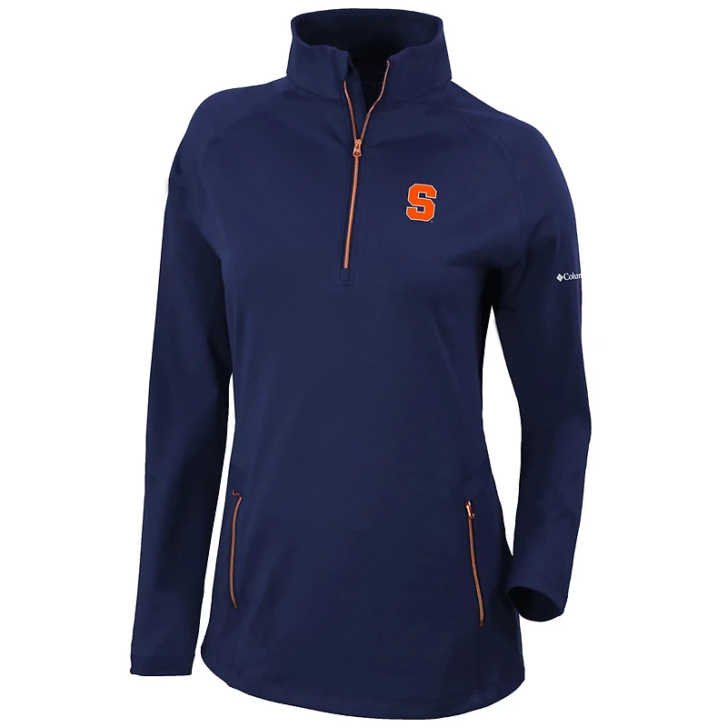 Columbia Syracuse Orange Outward Nine Omni-Wick Quarter-Zip Jacket