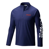 Columbia Syracuse Orange Terminal Tackle Omni-Wick Quarter-Zip Top