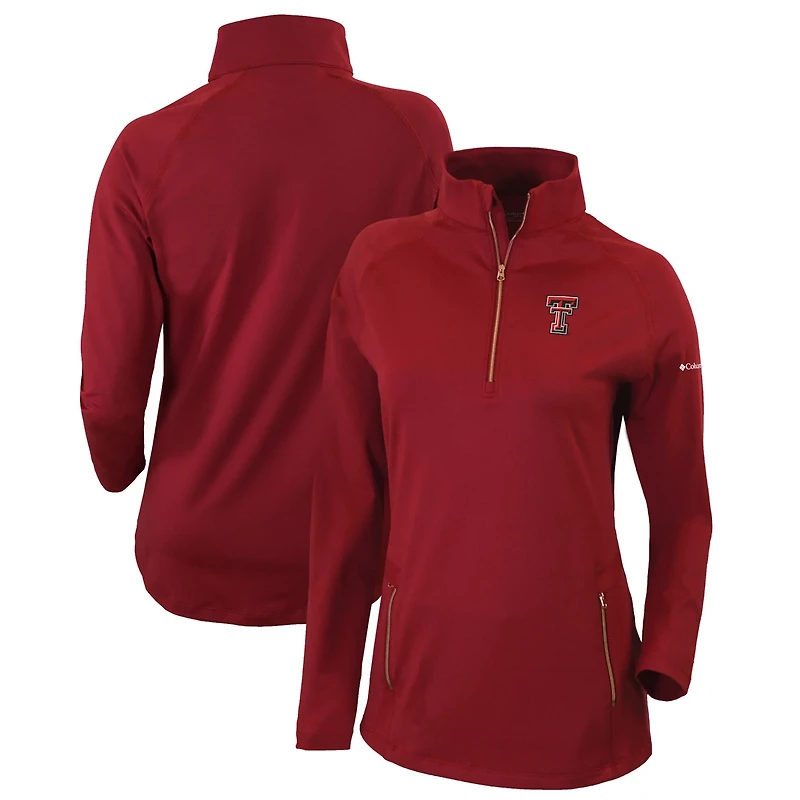 Columbia Texas Tech Raiders Outward Nine Omni-Wick Quarter-Zip Jacket