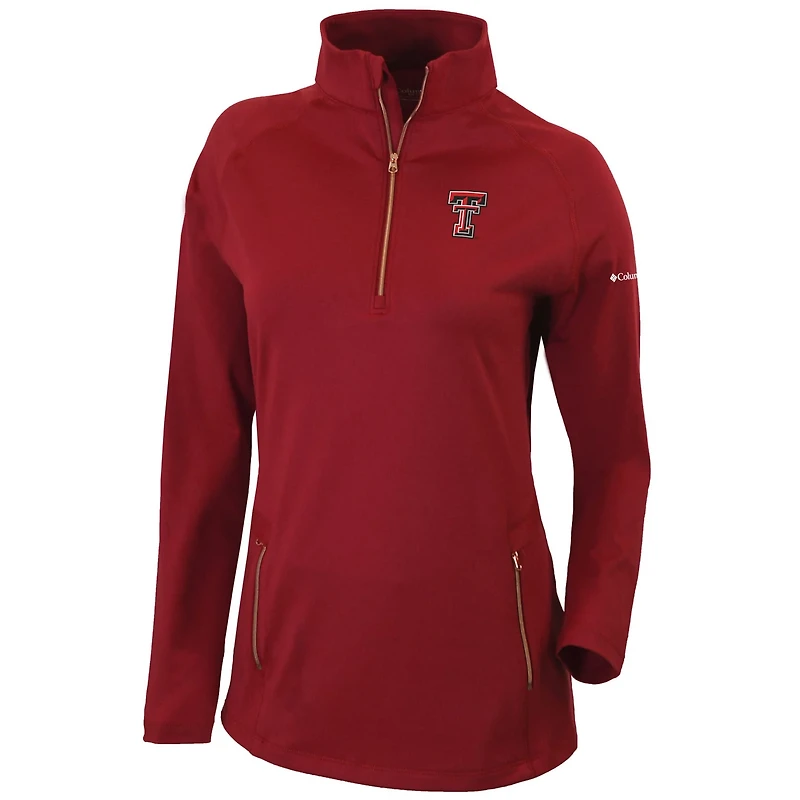 Columbia Texas Tech Raiders Outward Nine Omni-Wick Quarter-Zip Jacket