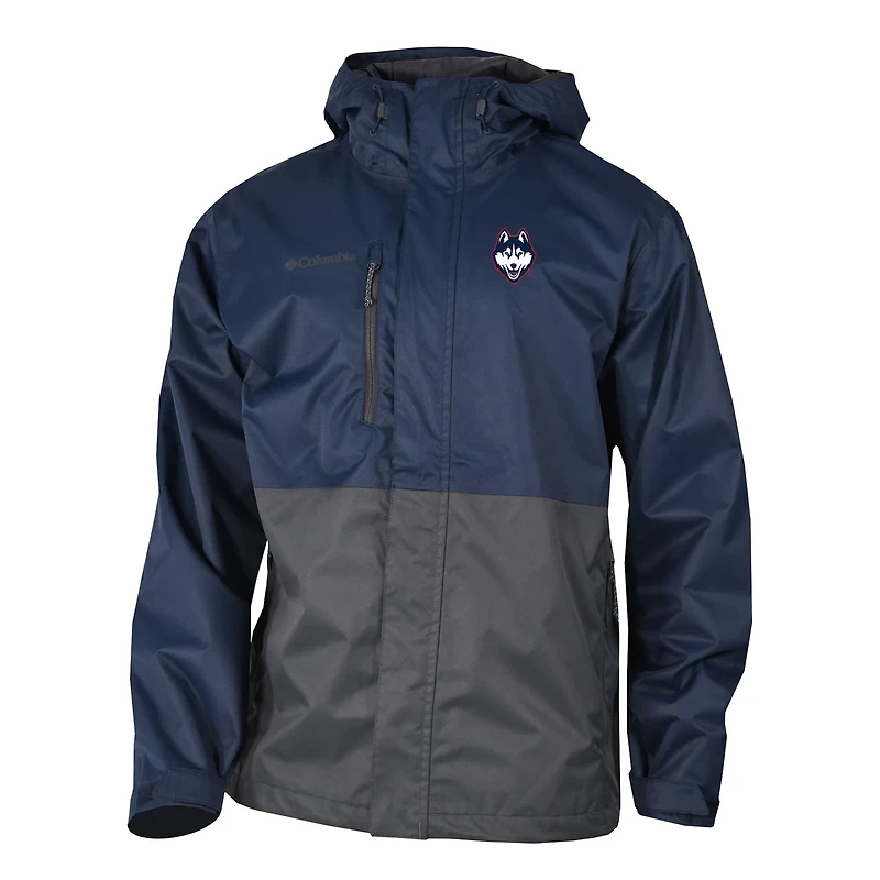 Columbia UConn Huskies Hikebound Omni-Tech Full-Zip Rain Jacket