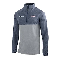 Columbia UConn Huskies Omni-Wick Raglan Rockin' It Quarter-Zip Top