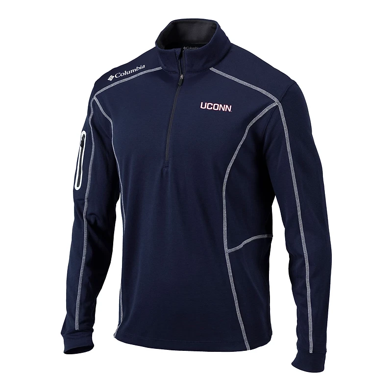 Columbia UConn Huskies Omni-Wick Shotgun Quarter-Zip Pullover