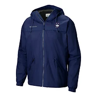 Columbia UConn Huskies Oroville Creek Lined Omni-Tech Full-Zip Jacket