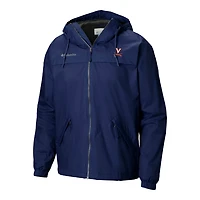 Columbia Virginia Cavaliers Oroville Creek Lined Omni-Tech Full-Zip Jacket