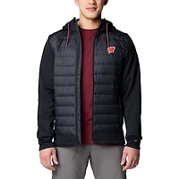 Columbia Wisconsin Badgers Out-Shield Hybrid Full-Zip Hoodie Jacket