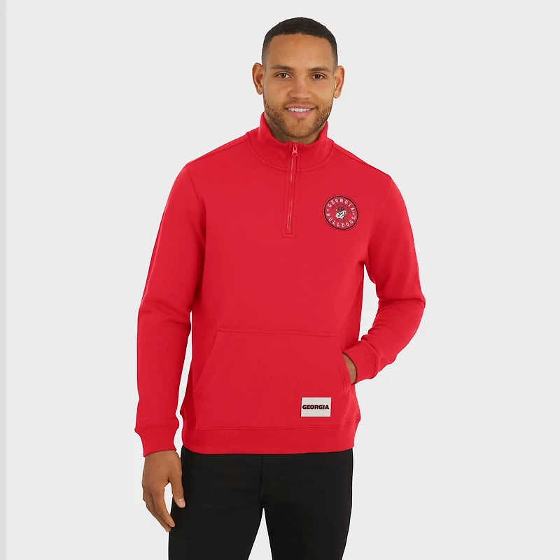 Darius Rucker Collection by Fanatics Georgia Bulldogs Quarter-Zip Pullover