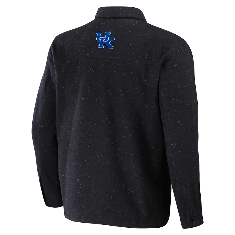 Darius Rucker Collection by Fanatics Kentucky Wildcats Sherpa-Lined Full-Snap Shacket
