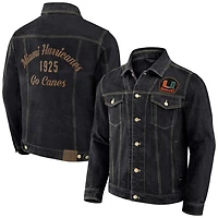 Darius Rucker Collection by Fanatics Miami Hurricanes Button-Up Denim Jacket