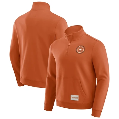 Darius Rucker Collection by Fanatics Texas Longhorns Quarter-Zip Pullover