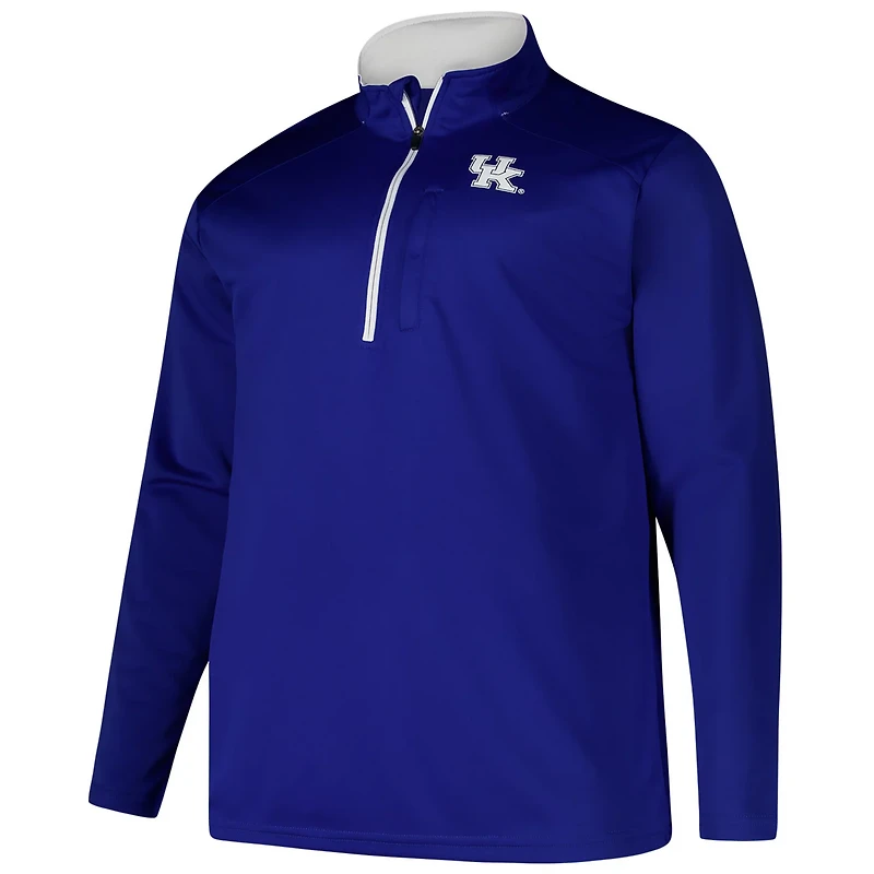 Fanatics Kentucky Wildcats Big  Tall Defender Quarter-Zip Top