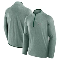 Fanatics Miami Hurricanes Mock Neck Half-Zip Pullover Jacket