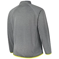 Fanatics Michigan Wolverines Raglan Big Tall Quarter-Zip Top
