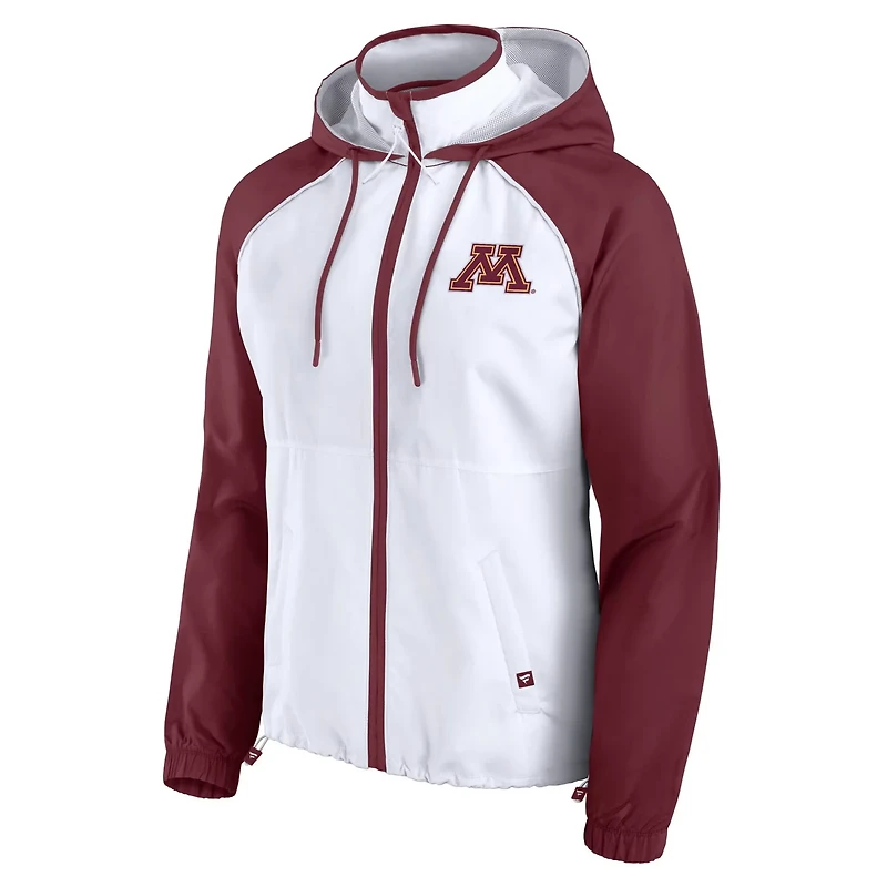 Fanatics Minnesota Golden Gophers Full-Zip Anorak Hoodie Jacket
