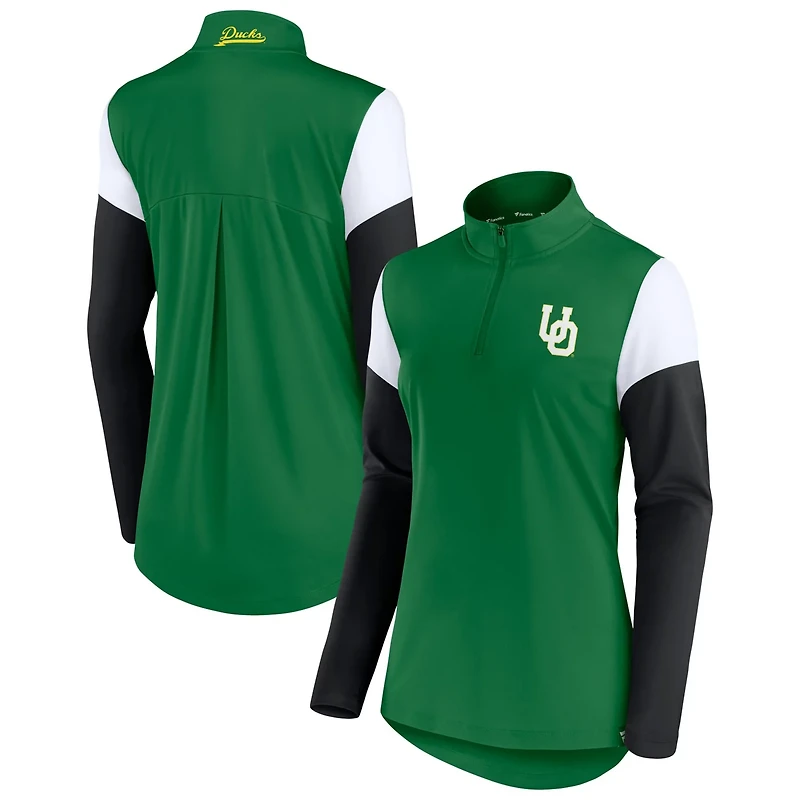Fanatics Oregon Ducks Block Party Quarter-Zip Top