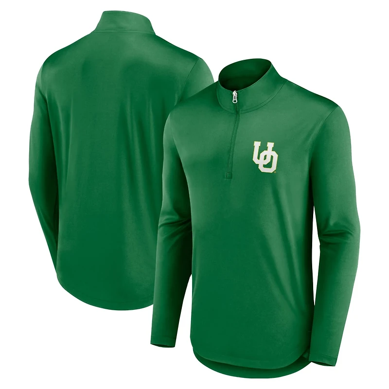 Fanatics Oregon Ducks Quarterback Mock Neck Quarter-Zip Top