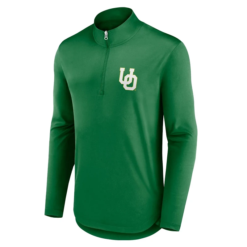 Fanatics Oregon Ducks Quarterback Mock Neck Quarter-Zip Top
