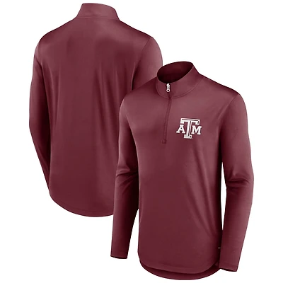 Fanatics Texas AM Aggies Tough Minded Quarter-Zip Top