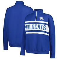 Fanatics White Kentucky Wildcats Plus Quarter-Zip Pullover