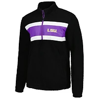 G-III Sports by Carl Banks LSU Tigers Pinch Runner Half-Zip Top