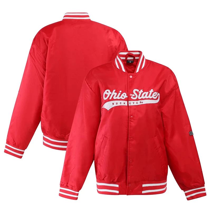 Hype and Vice Ohio State Buckeyes A-Game Varsity Full-Snap Jacket