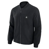 J Palmer Ohio State Buckeyes Lightweight Cover-4 Tri-Blend Full-Zip Jacket