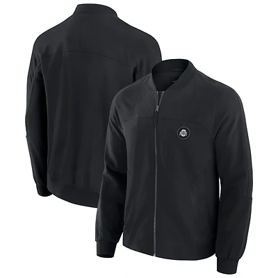 J Palmer Ohio State Buckeyes Lightweight Cover-4 Tri-Blend Full-Zip Jacket