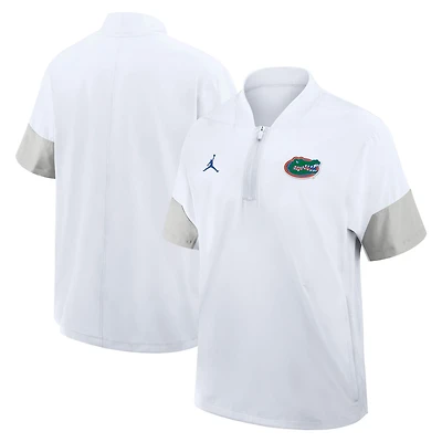 Jordan Brand Florida Gators 2025 Sideline Coaches Lightweight Short Sleeve Jacket