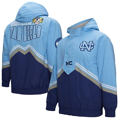 Mitchell  Ness Carolina Blue North Tar Heels Throw It Back Vintage Logo Full-Zip Jacket