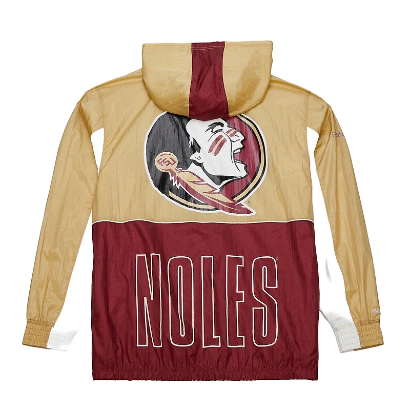 Mitchell  Ness Florida State Seminoles Big Shot Premium Full-Zip Windbreaker